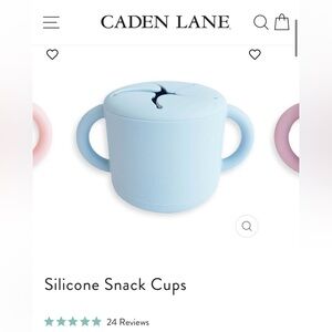 NWT Caden Lane silicone snack cup